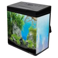 Аквариум Boyu MS-420 31 л с LED светильником и фильтром, черный