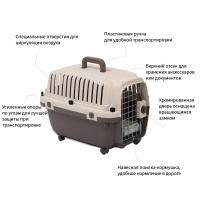 Переноска Superior Range 61х42.5х41 см для кошек и собак Pet Choice с колесиками, стандарт IATA