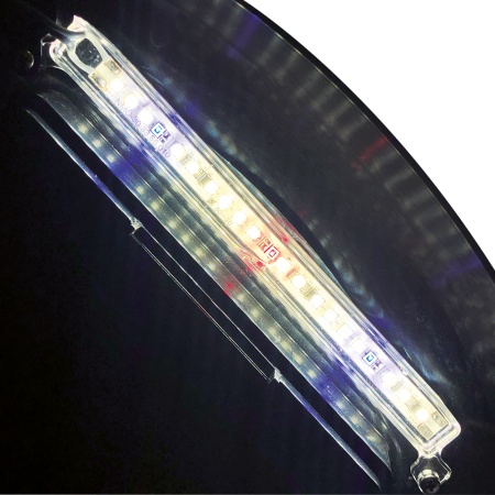 Аквариум Newa More NMO 30 Daylight LED 28 л с фильтром, нагревателем и освещением рассвет-закат, чер