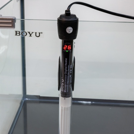 Нагреватель для аквариума Boyu DR-9250 с терморегулятором, LED индикатором и дисплеем, 250 Вт на 250