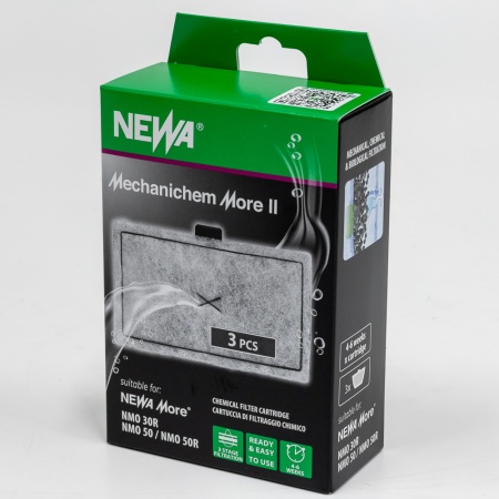 Картридж Newa Mechanichem More II для фильтра аквариумов NMO 30R/50/50R, химический 3 шт.
