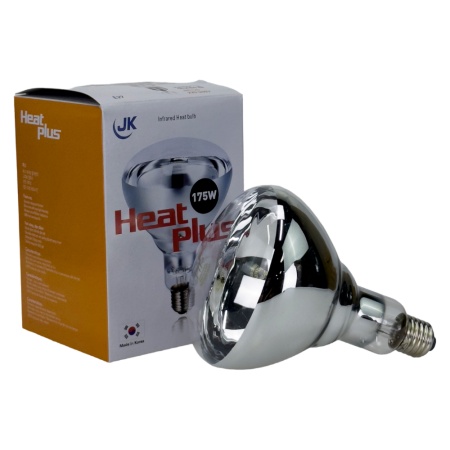 Лампа инфракрасная 175 Bт JK Lighting, E27 BR125, закаленное стекло, прозрачная