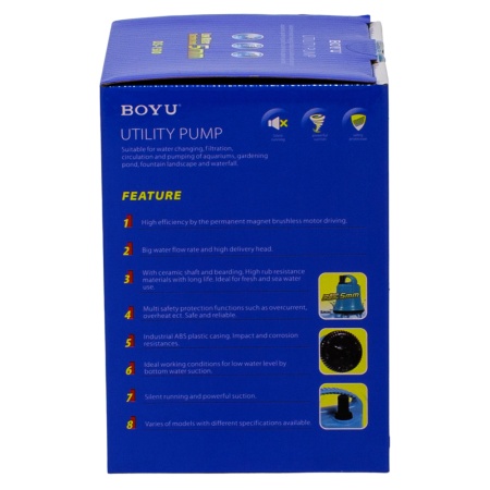 Помпа погружная для аквариума Boyu DS-1500 1500 л/час