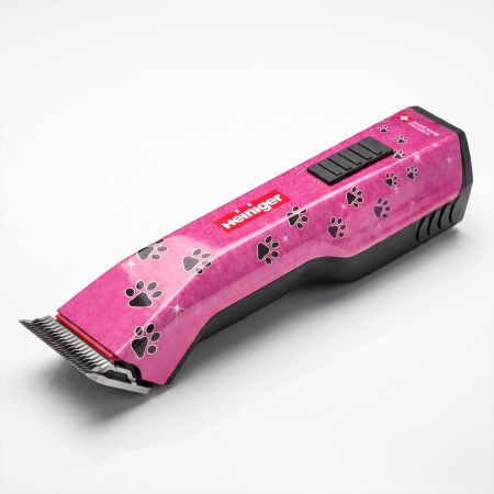 Машинка Heiniger Saphir Pink для стрижки животных, собак, кошек с 2-я аккумуляторами и лезвием #10 1