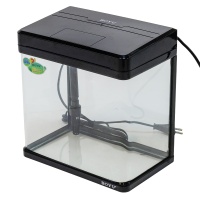 Аквариум Boyu MS-220 7,5 л с LED светильником и фильтром, черный