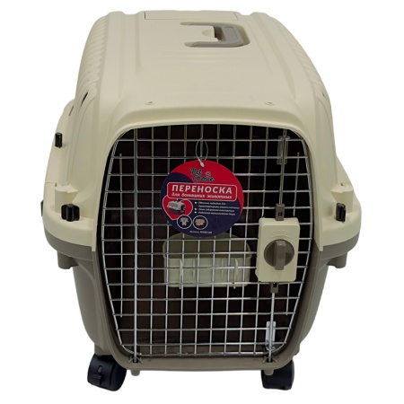 Переноска Superior Range 61х42.5х41 см для кошек и собак Pet Choice с колесиками, стандарт IATA