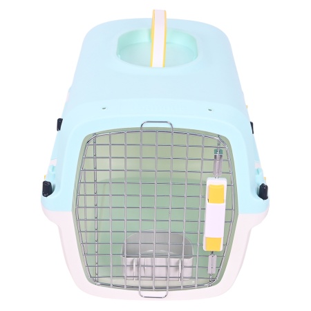 Переноска Transport 61.1x40.5x41.9 см для кошек и собак Pet Choice авиа стандарт, голубая​