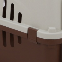 Переноска Safari Range 50х35х32 см для кошек и собак Pet Choice с металлической верхней решеткой, ко