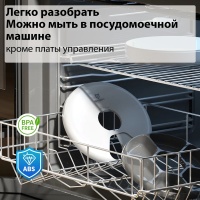 Автокормушка Petzengo PF19-L 6 секций, ж/к дисплей, с охлаждением, для сухого и влажного корма, бела