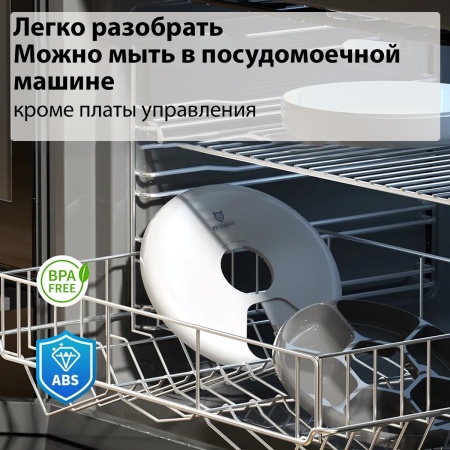 Автокормушка Petzengo PF19-L 6 секций, ж/к дисплей, с охлаждением, для сухого и влажного корма, бела