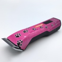 Машинка Heiniger Saphir Pink для стрижки животных, собак, кошек с 2-я аккумуляторами и лезвием #10 1