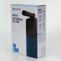 Фильтр внутренний Boyu WF400 для аквариума до 80 л многоступенчатый с аэрацией и регулятором 400 л/ч