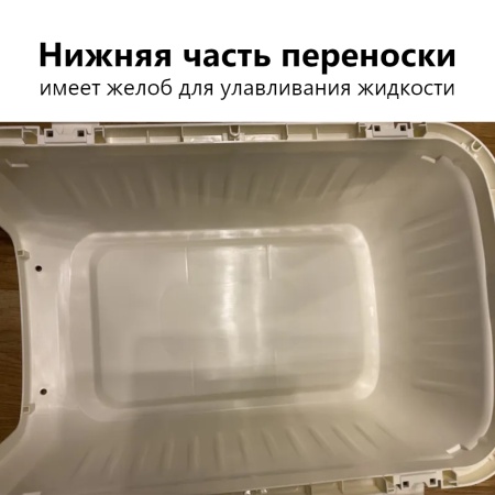 Переноска Transport 61.1x40.5x41.9 см для кошек и собак Pet Choice стандарт IATA, фиолетовая 