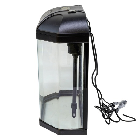 Аквариум Boyu LJ-380 25 л с системой фильтрации и освещением, черный​