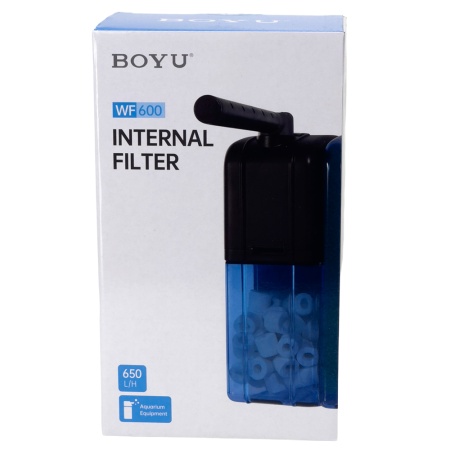Фильтр внутренний Boyu WF600 для аквариума до 150 л многоступенчатый с аэрацией и регулятором 650 л/
