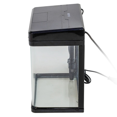 Аквариум Boyu MS-220 7,5 л с LED светильником и фильтром, черный