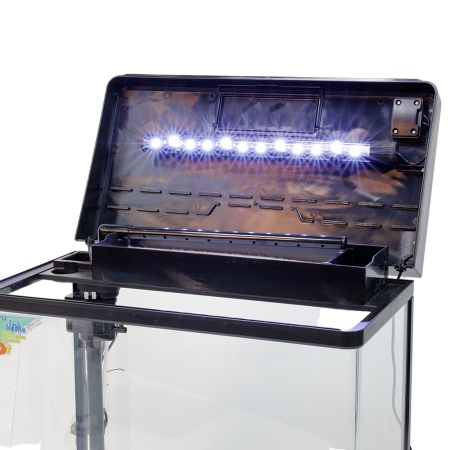 Аквариум Boyu MS-520M 45 л с сенсорным LED светильником и фильтром, черный