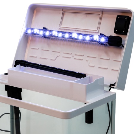 Аквариум Boyu MS-320M 20 л с сенсорным LED светильником и фильтром, белый
